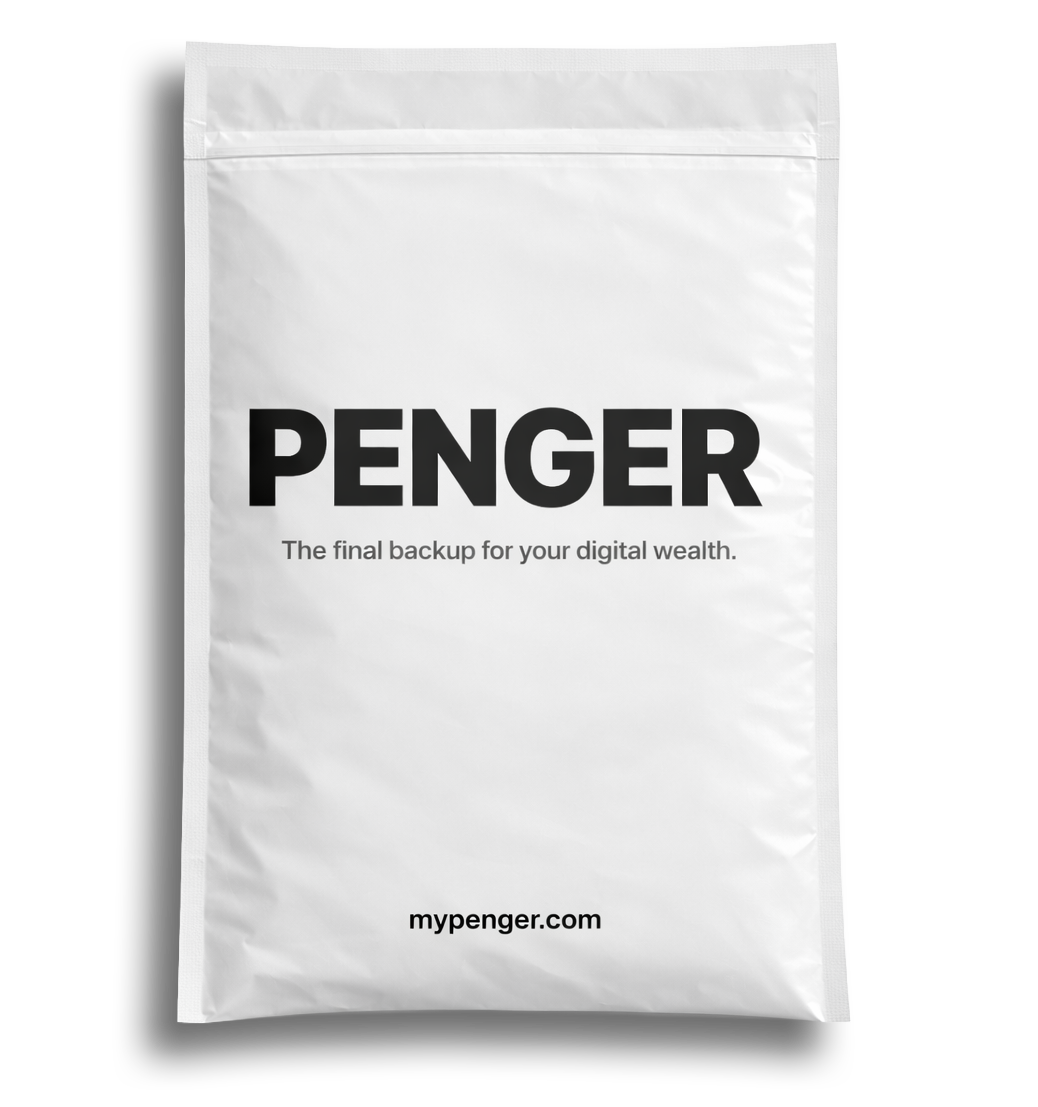 Penger v1.0 titanium seed phrase backup
